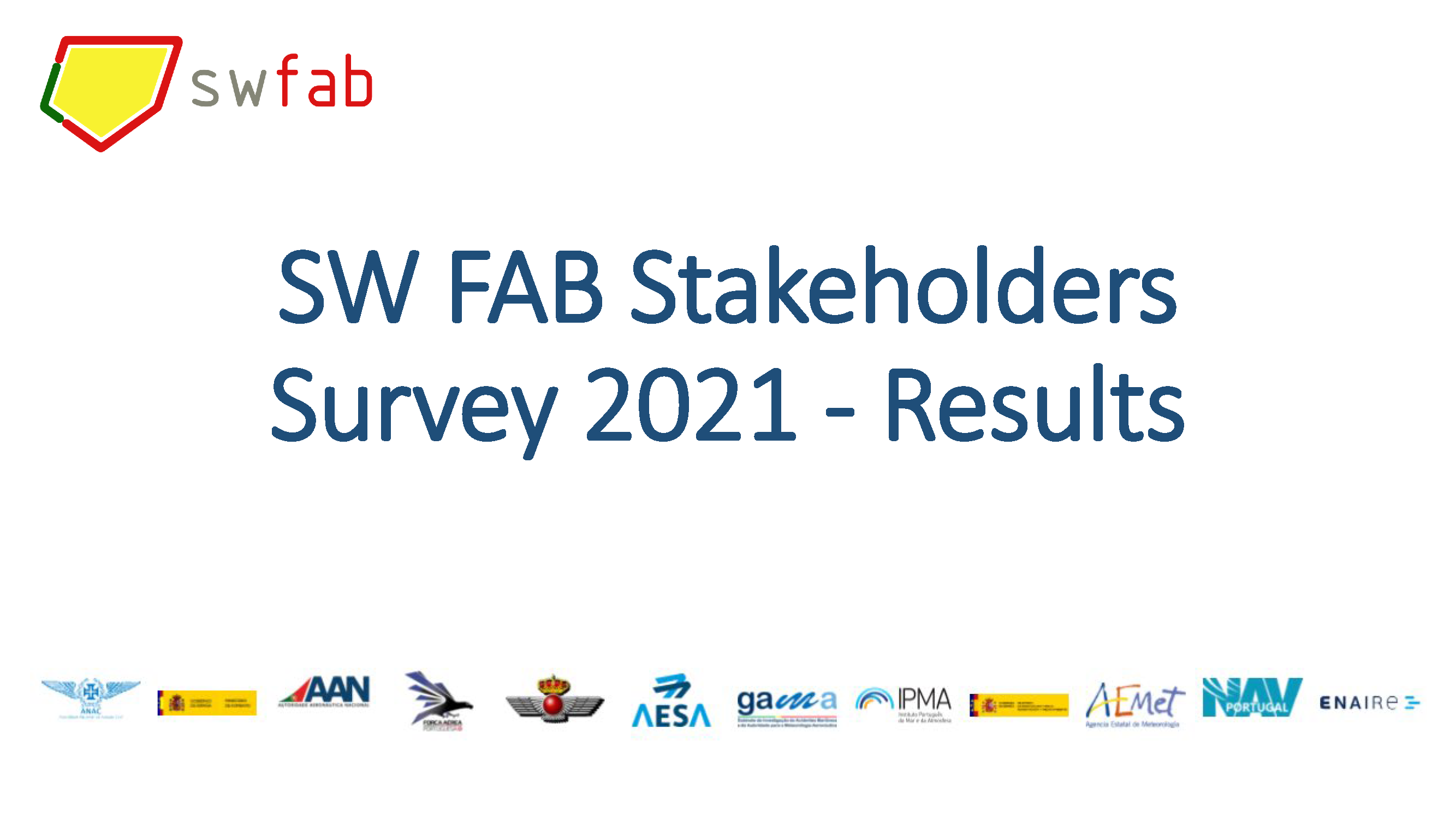 SW FAB Stakeholders Survey 7th Edition Results 2021